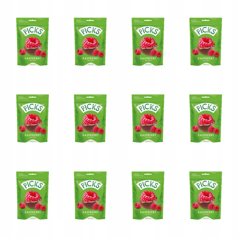 Picks Raspberry milk cocoa 90 g X12