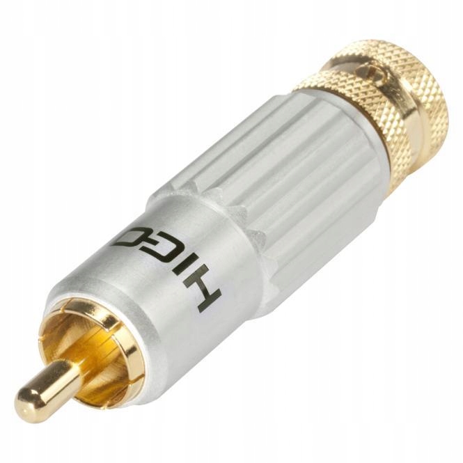 Hicon HI-CM13-BLK wtyk kablowy Rca