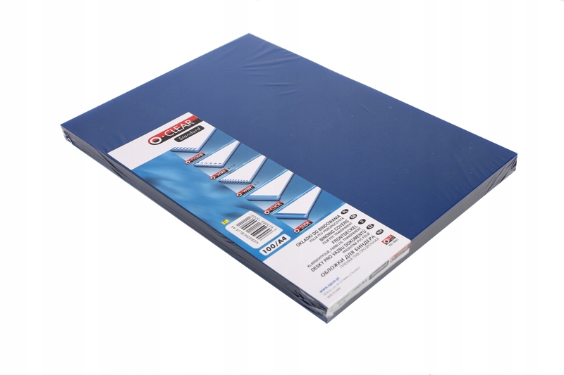 Okładki do bindowania OPUS Clear A4 niebieskie