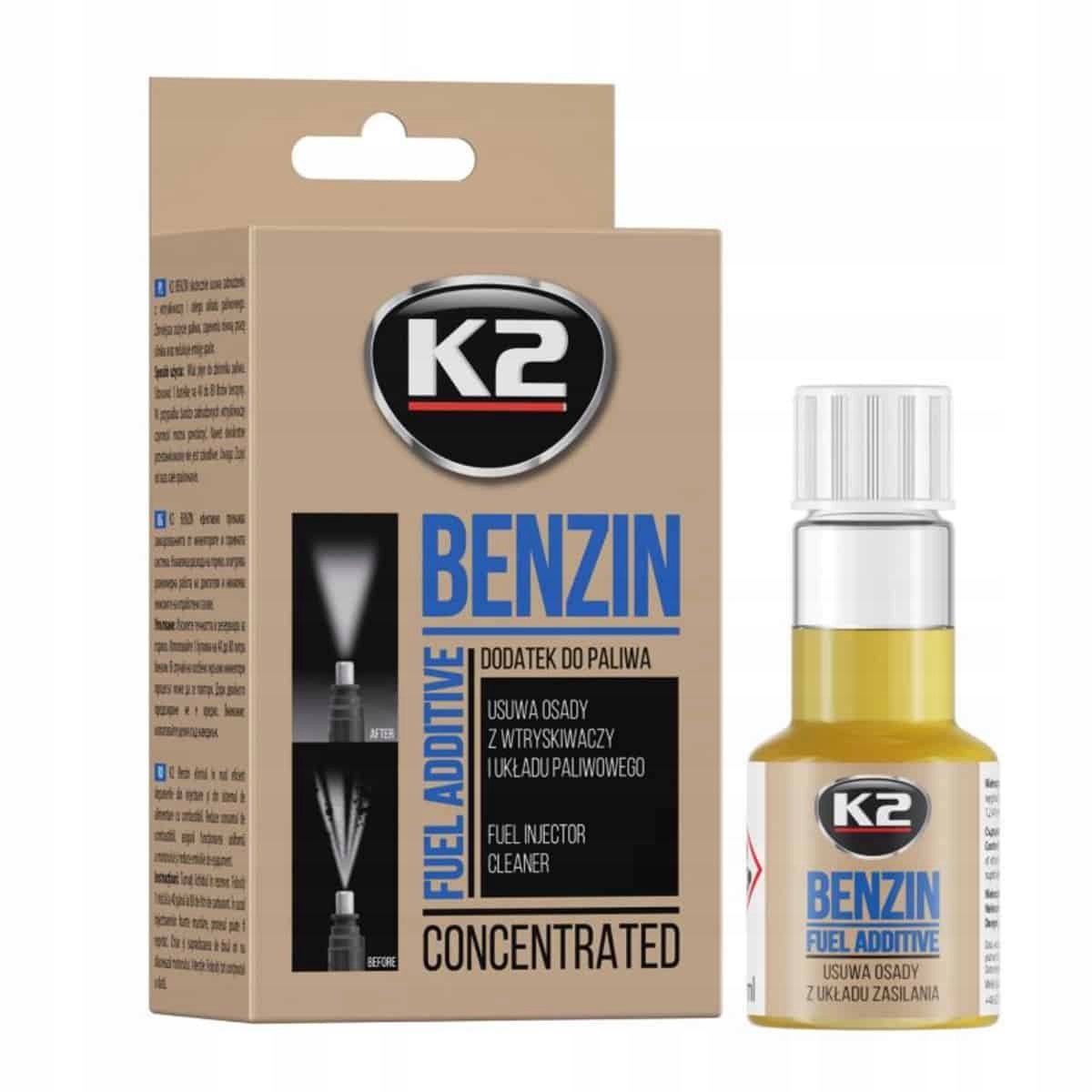 

K2 Benzin Go Do Czyszczenia Wtryskiwaczy Wtrysków