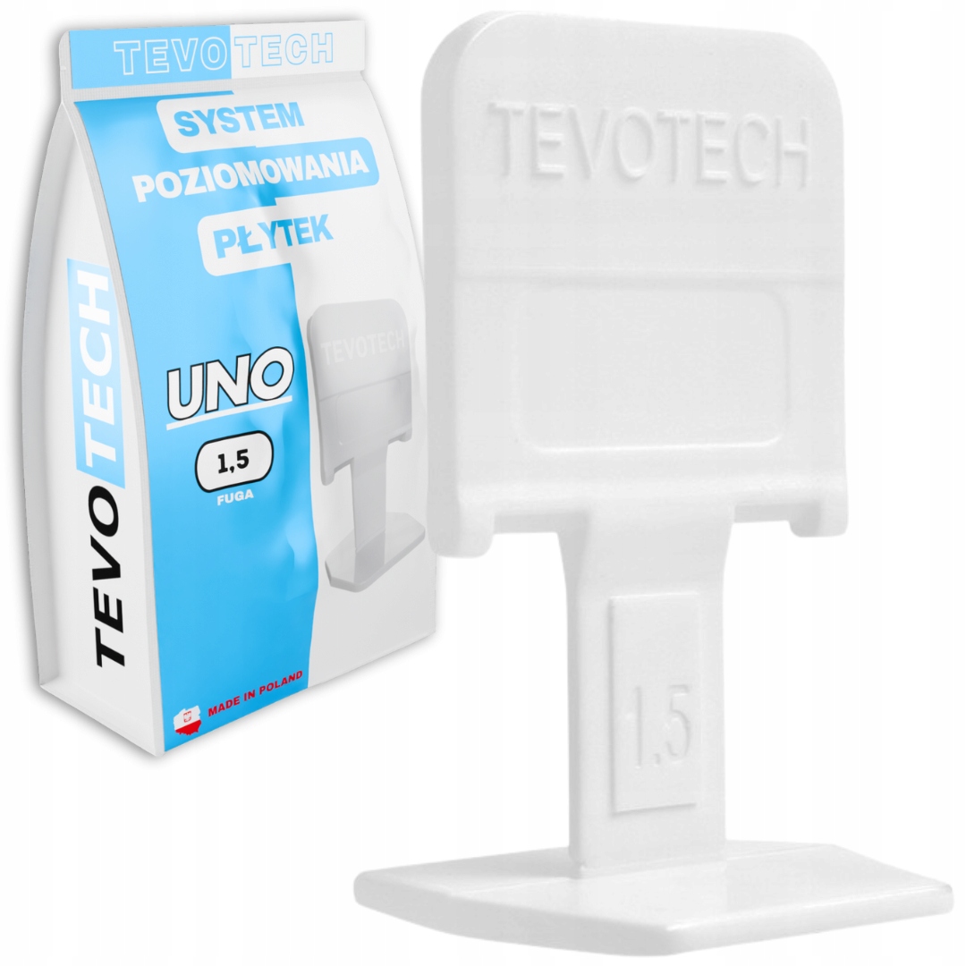 Systém Vyrovnávání Dlaždic Klipsy Pro Vyrovnávání 2000ks 1,5 mm Uno