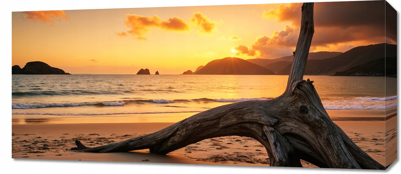 Obraz 90x40 cm na plátně do obývacího pokoje Ložnice Panorama Konar
