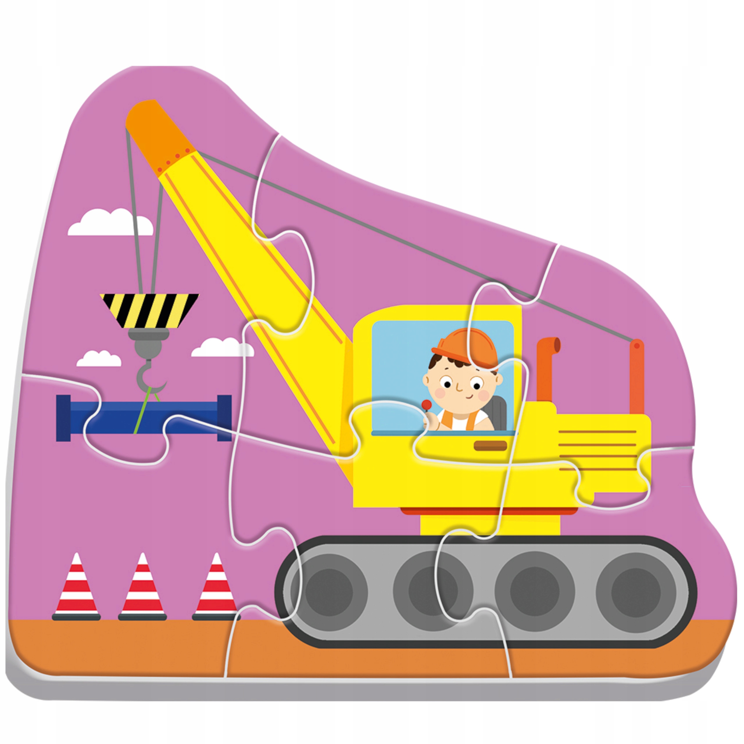 Puzzle Baby pojazdy na budowie Trefl 36072 Kod producenta 36072