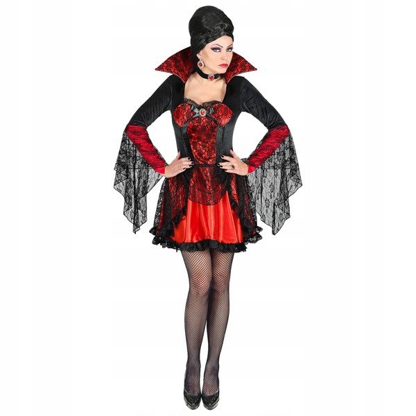 Kostým Upírka Šaty Korzetové Halloween Xs