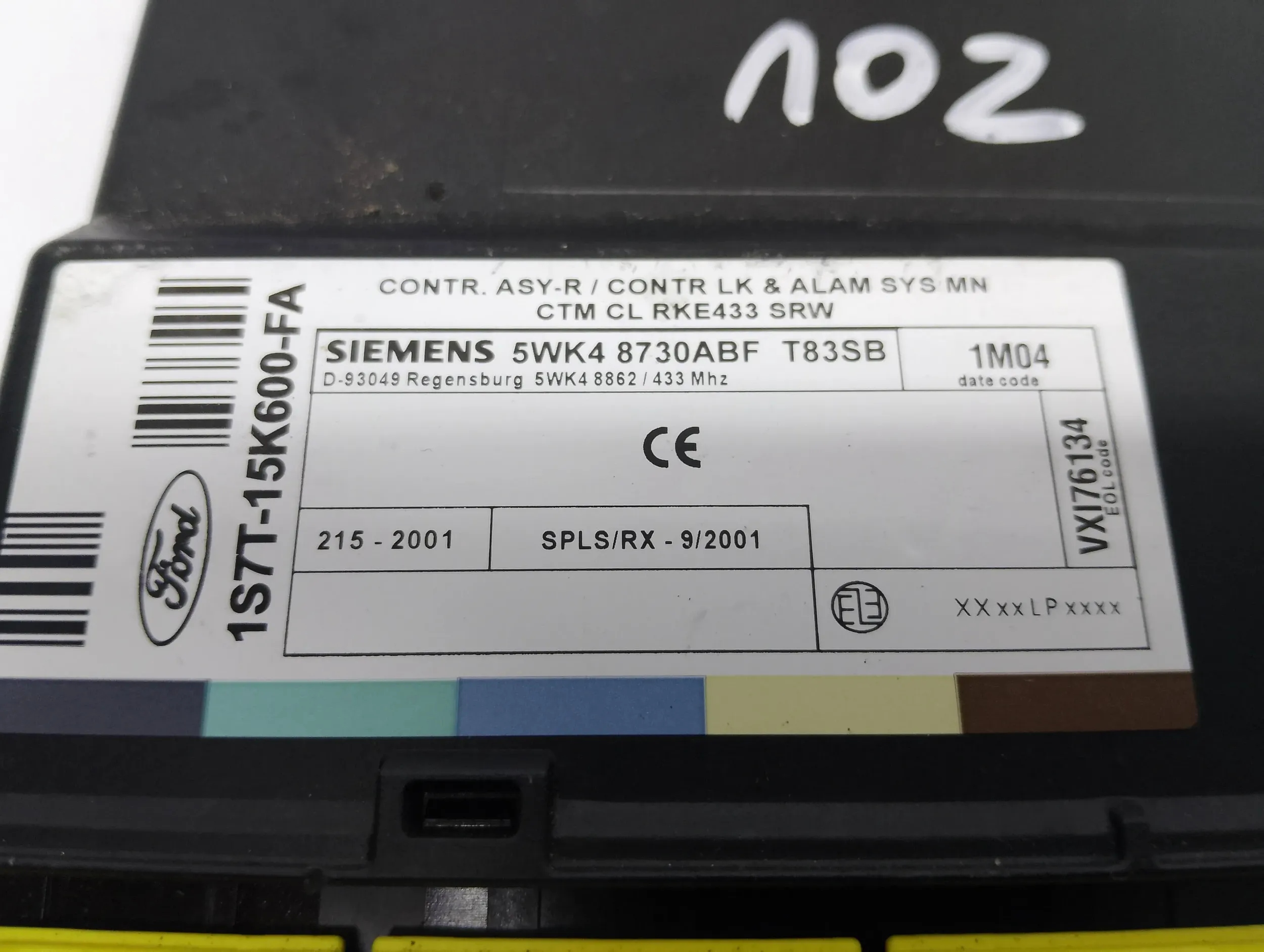 compartment control unit module komfort Ford Focus Mk1 1S7T15K600FA