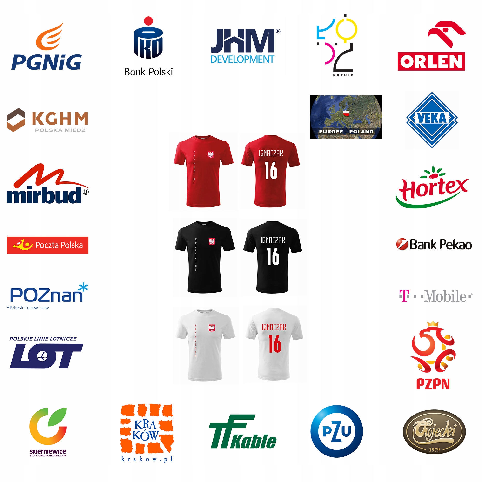 Koszulka Reprezentacji Polski IGNACZAK Siatkówka Liczba sztuk w ofercie 1 szt.