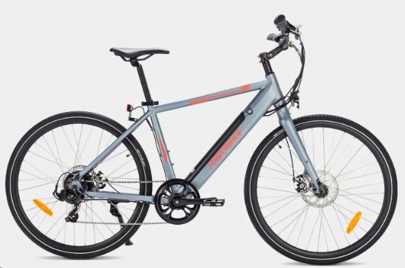 Rower elektryczny Jobobike Viva 14.0 Ah aluminium koło 28 " srebrny 250 W