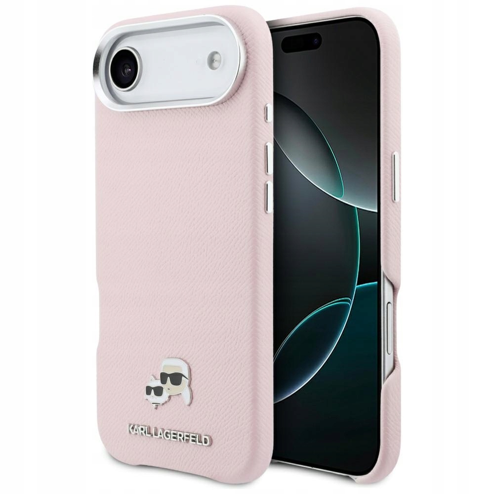 Etui Karl Lagerfeld Karl Choupette Head Pins Saffiano MagSafe na iPhone