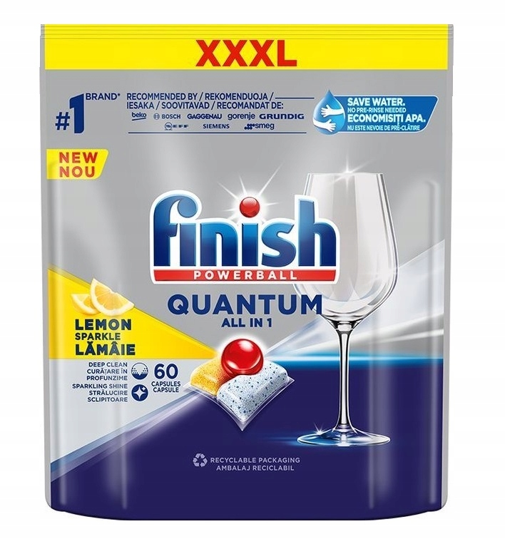 

Finish, Quantum All in 1 Lemon Tabletki, 60 sztuk