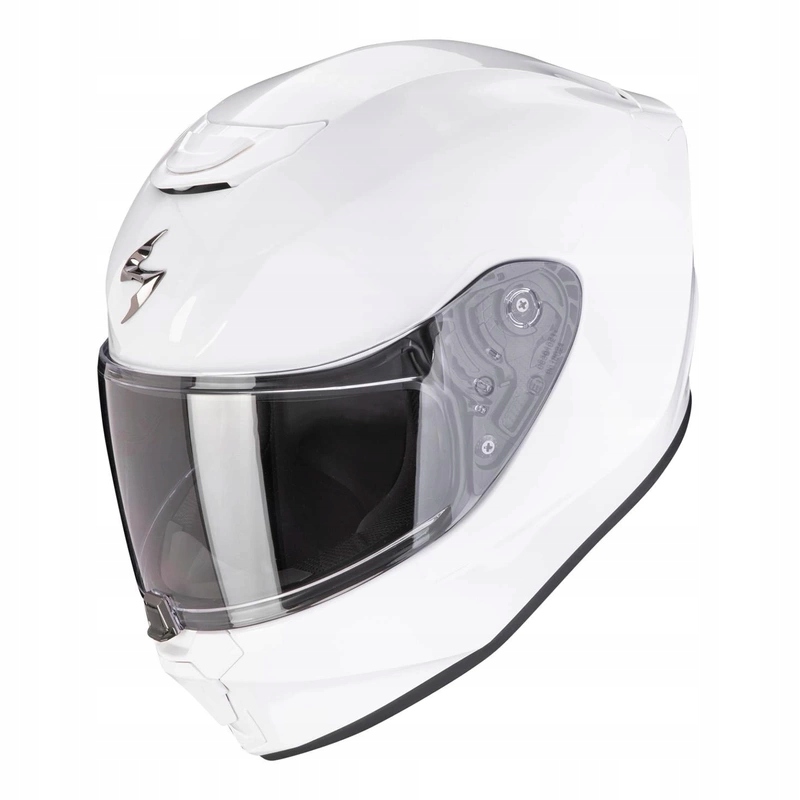 Motocyklová prilba Scorpion Exo-jnr Solid White biela Darčeky
