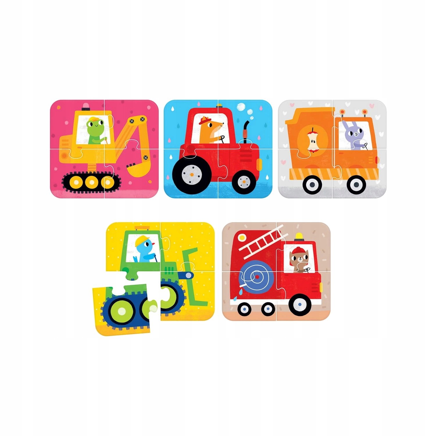 CzuCzu MOJE PIERWSZE PUZZLE UKŁADAM POJAZDY 2+ Płeć chłopcy dziewczynki