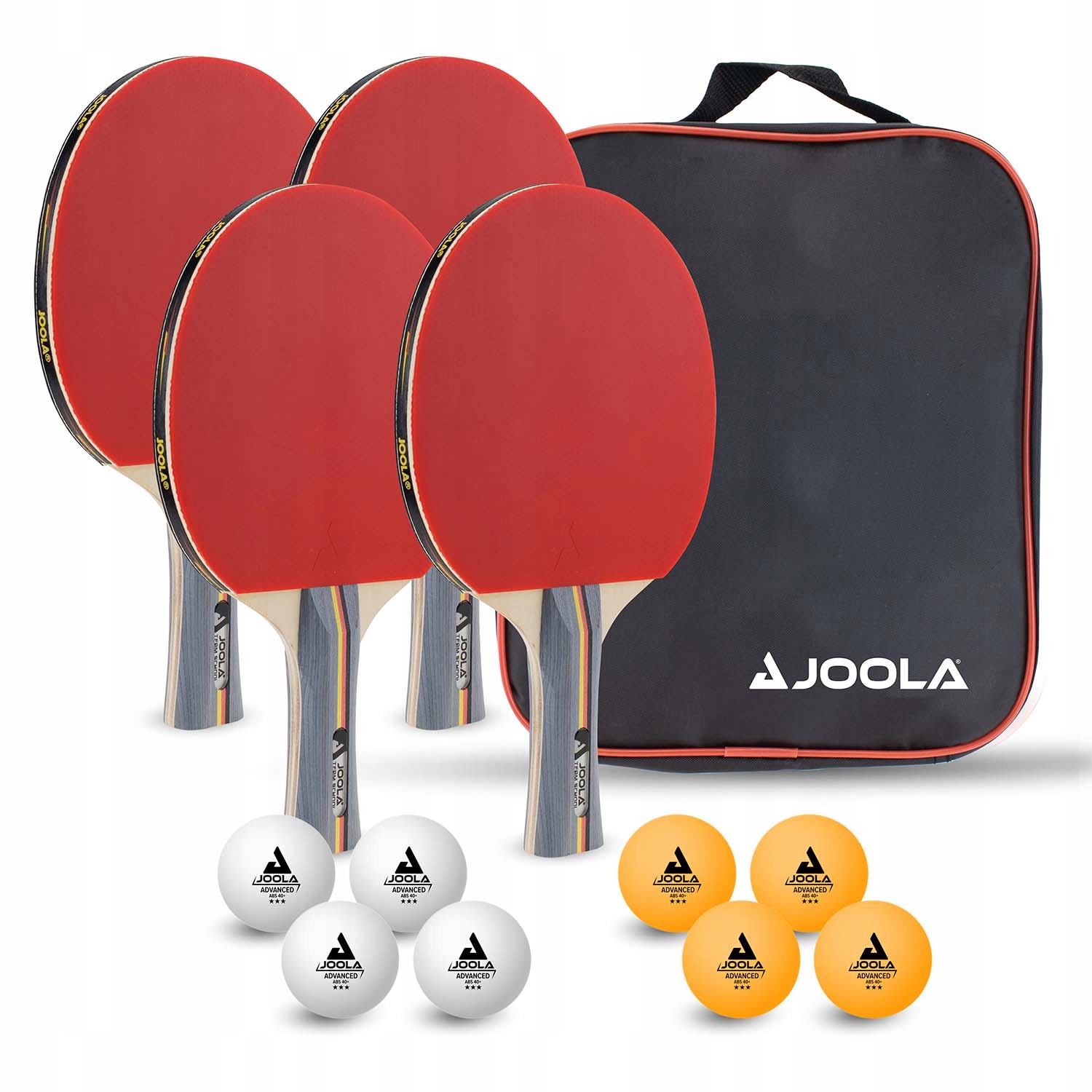 Pálky Na Stolní Tenis Joola Team School 4 Ks Obal Míčky