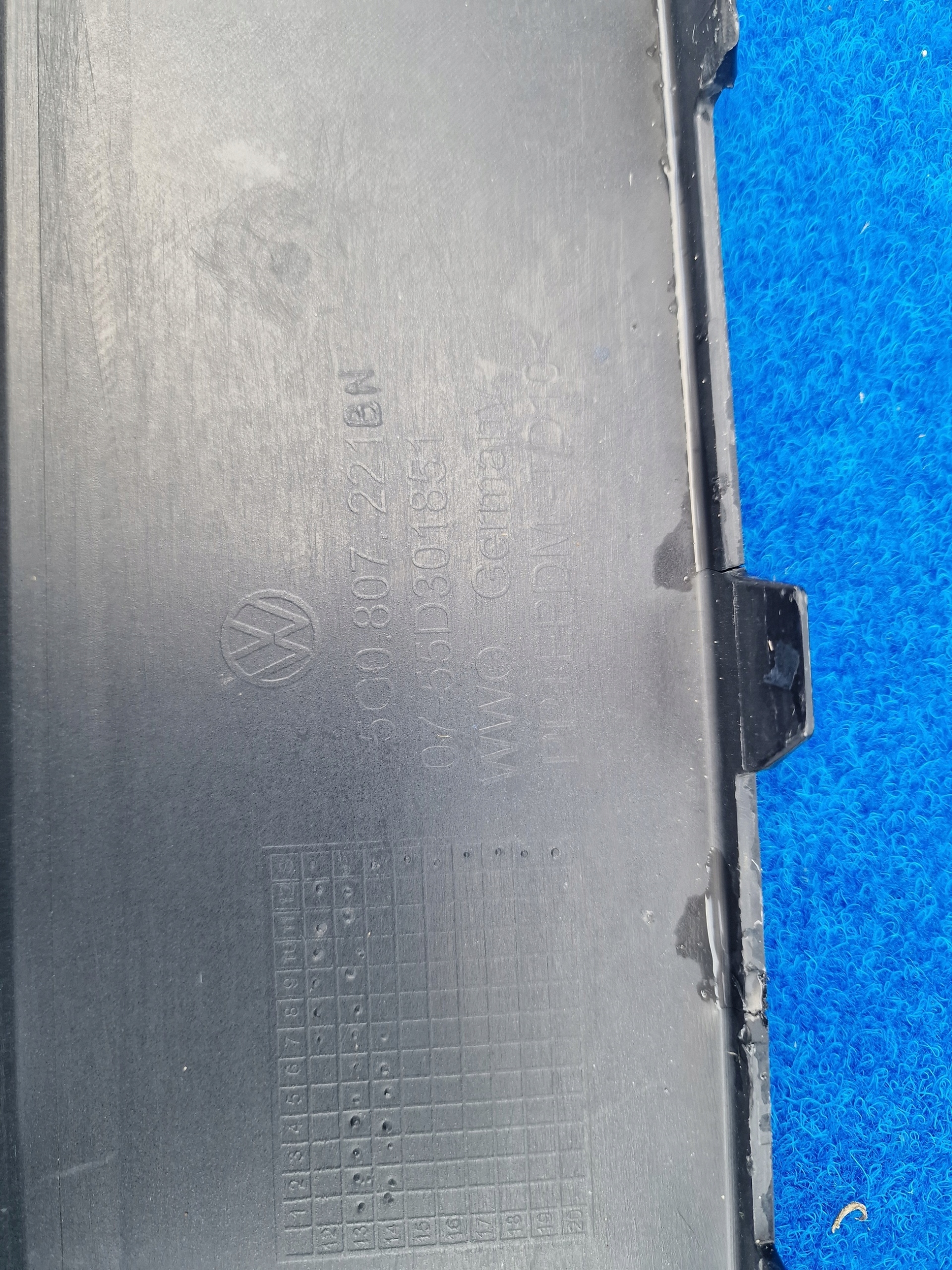 VW GOLF 7 VII STOSSSTANGE VORNE 6XPDC SPRITZDÜSEN 5G0807221 BB44