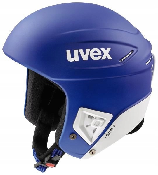 dziecięcy kask narciarski Uvex Race C0balt White Mat 51 52 cm Niebieski