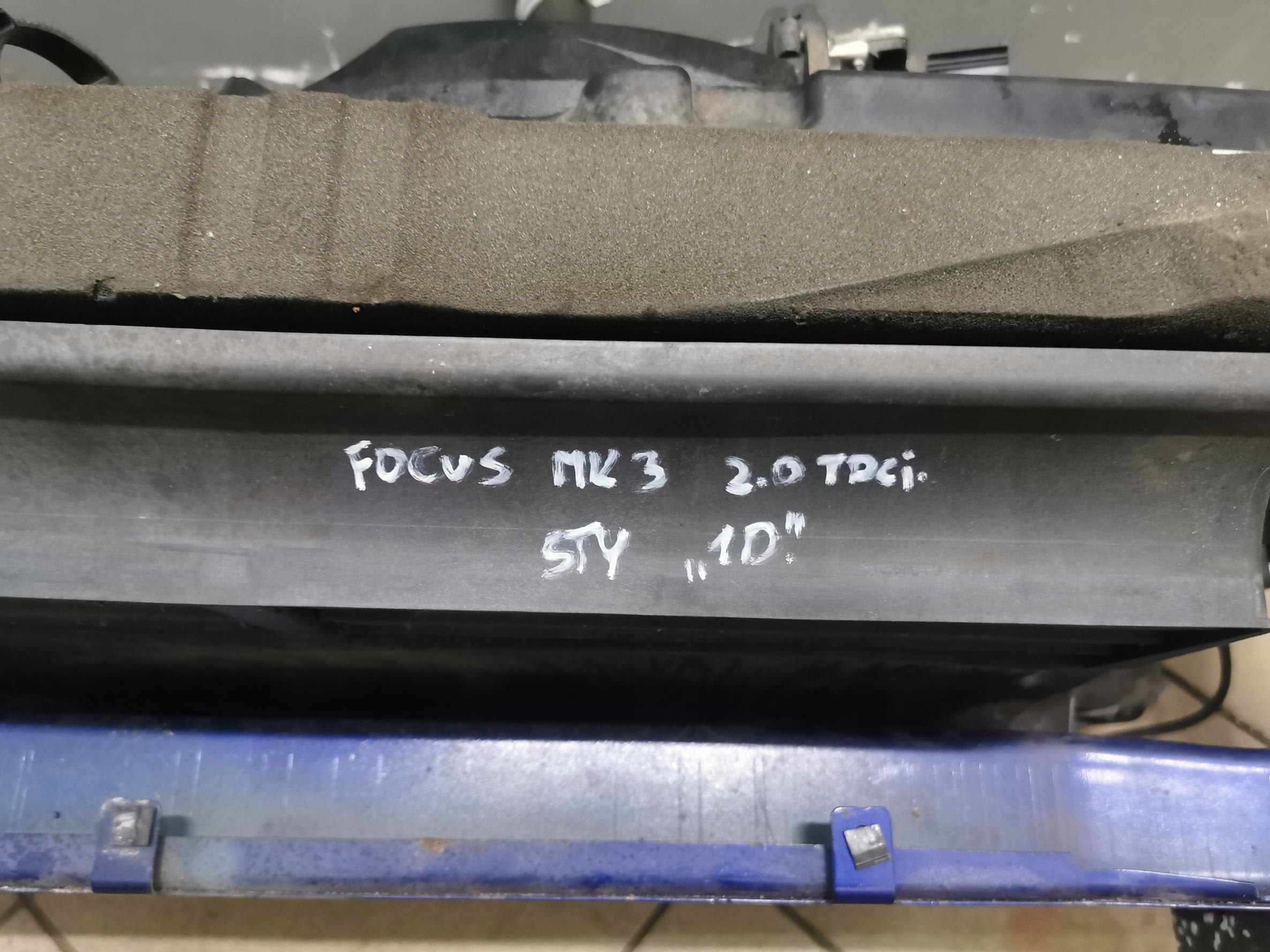 support panel for radiators komplet of radiators FORD FOCUS MK3 UFDB