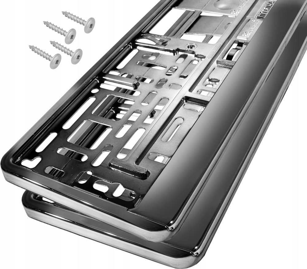 

Ramki Pod Tablice Rejestracyjną Chrom Grafit 2SZT