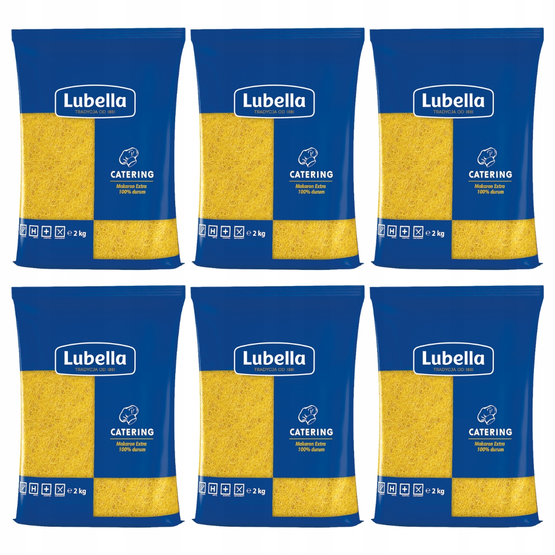 Lubella Catering Makaron nitki cięte 6x2 kg