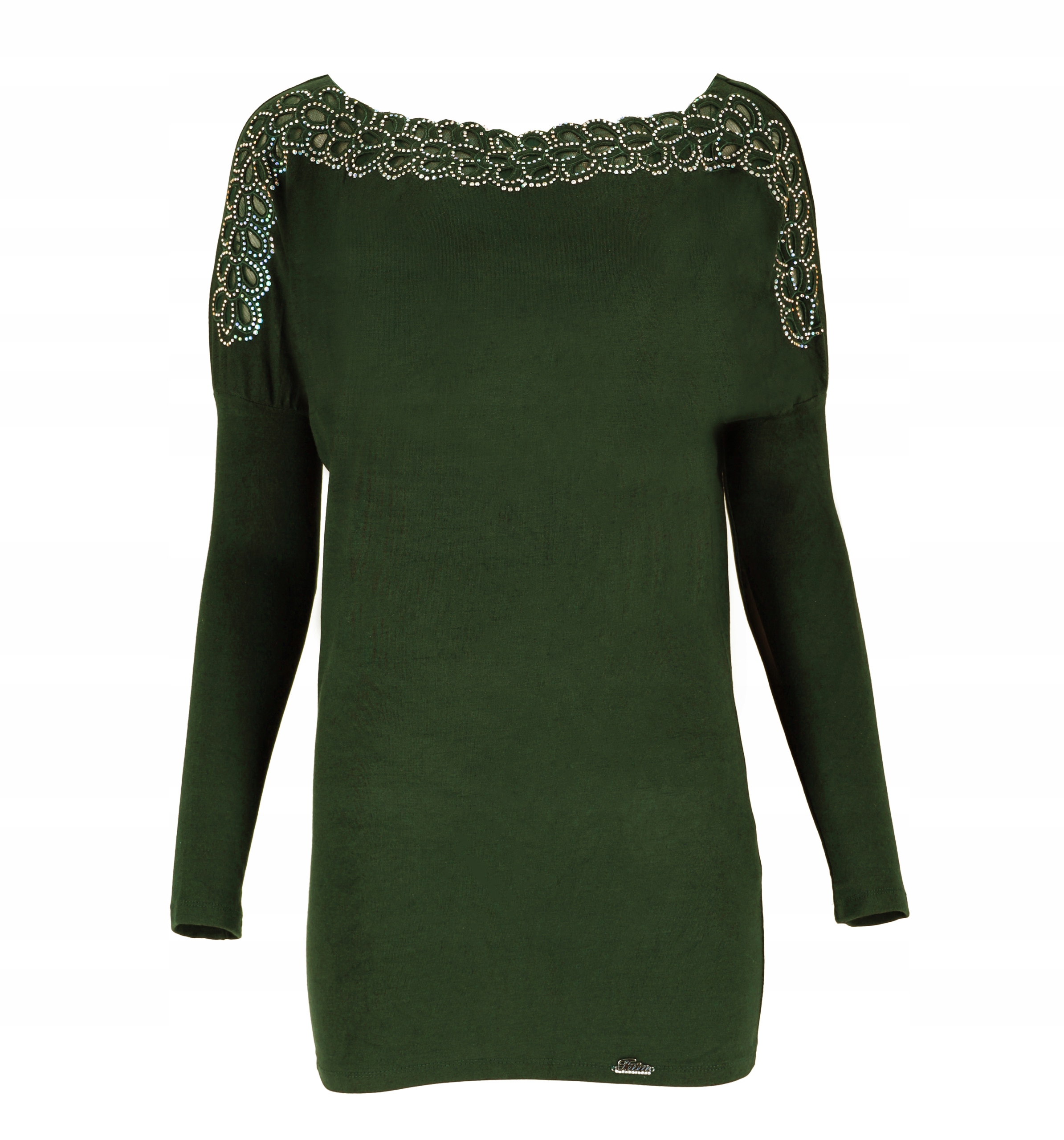 Šaty S Ozdobným Výstřihem Do V Elegantní