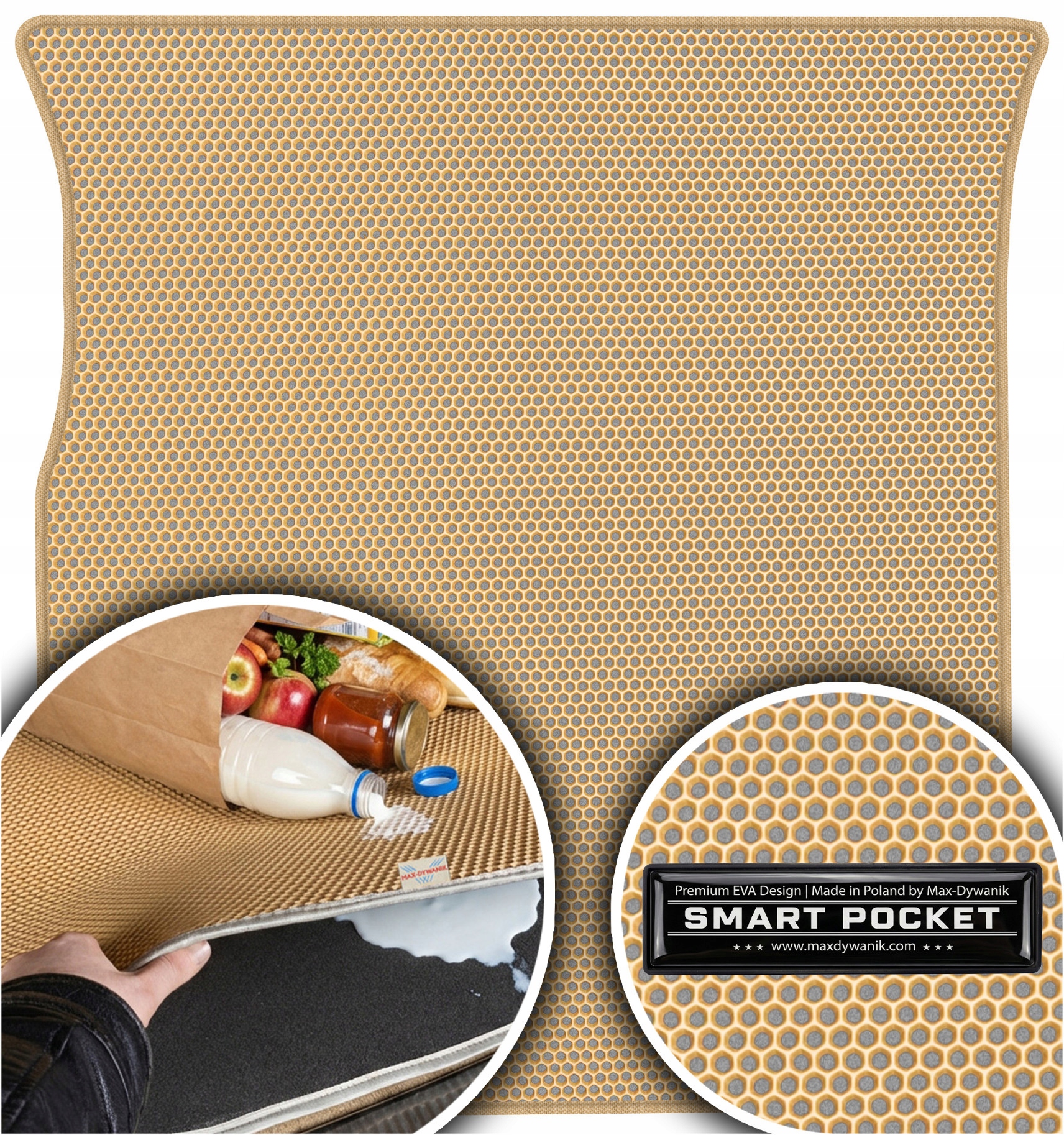 Vw Vento 1992-1998 Vložka do kufru Eva Smart Pocket Béžová