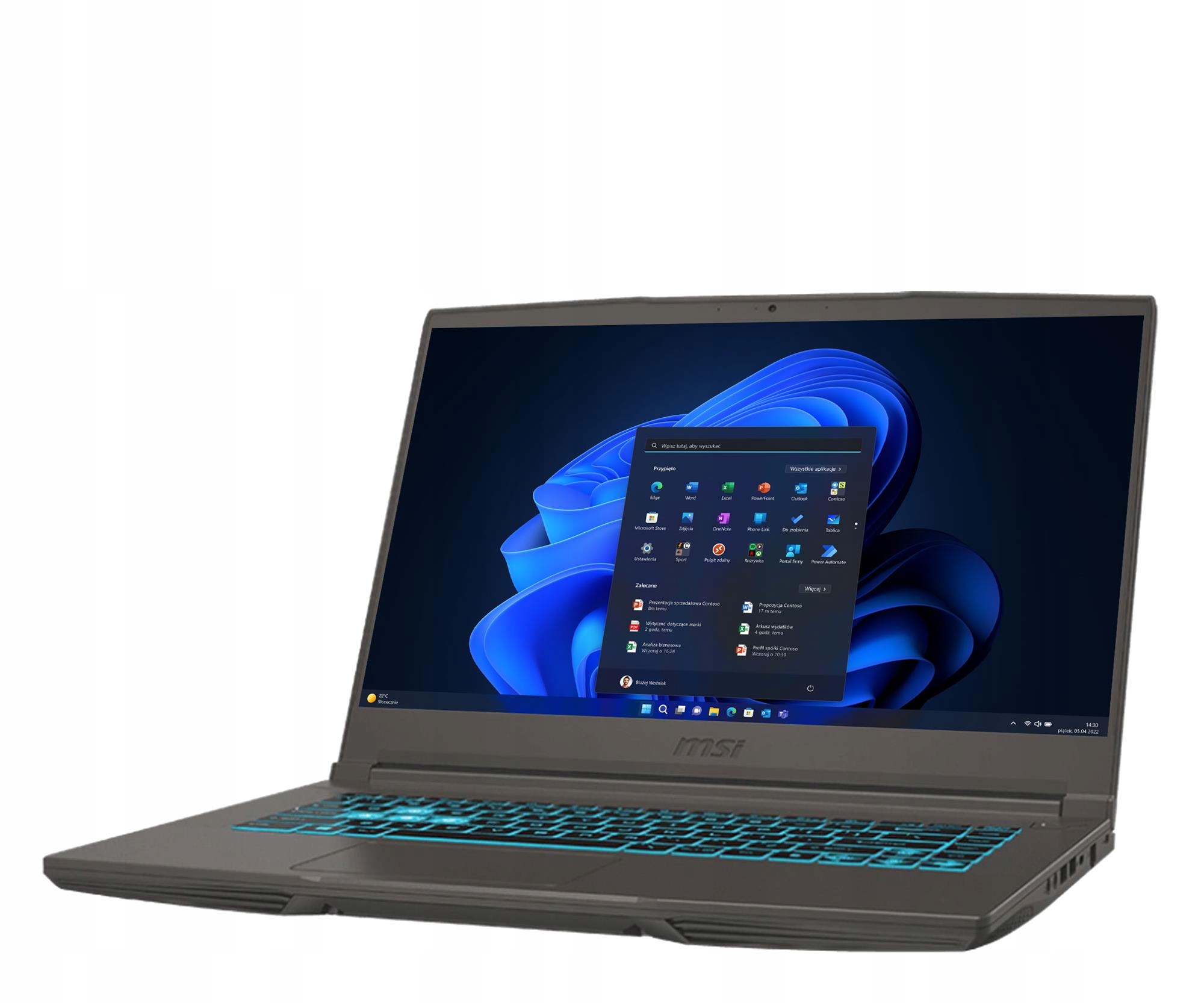 Laptop Msi Thin 15 i5-13420H 16GB 512 Win11X RTX4050 144Hz