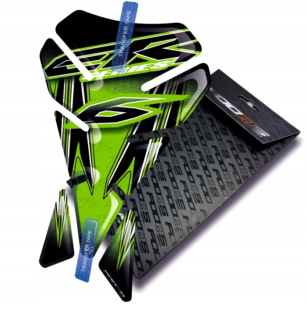 Tank-pad V1 od firmy Fooqs pro Kawasaki ER-6-f-n Zelený