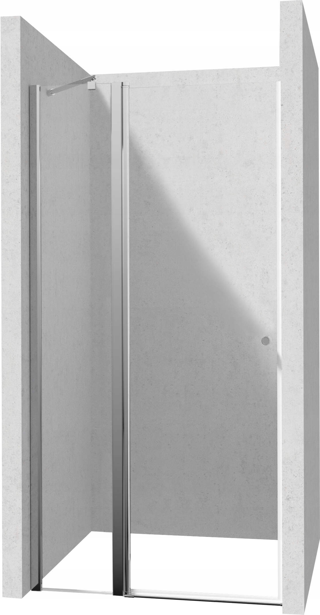 Sprchové dveře 120 cm Chrom, Active Cover, transparentní, výklopné