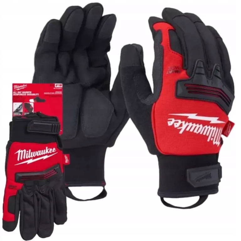 Rękawice Ochronne Ocieplane Zimowe Demox Milwaukee Rozmiar 10/XL