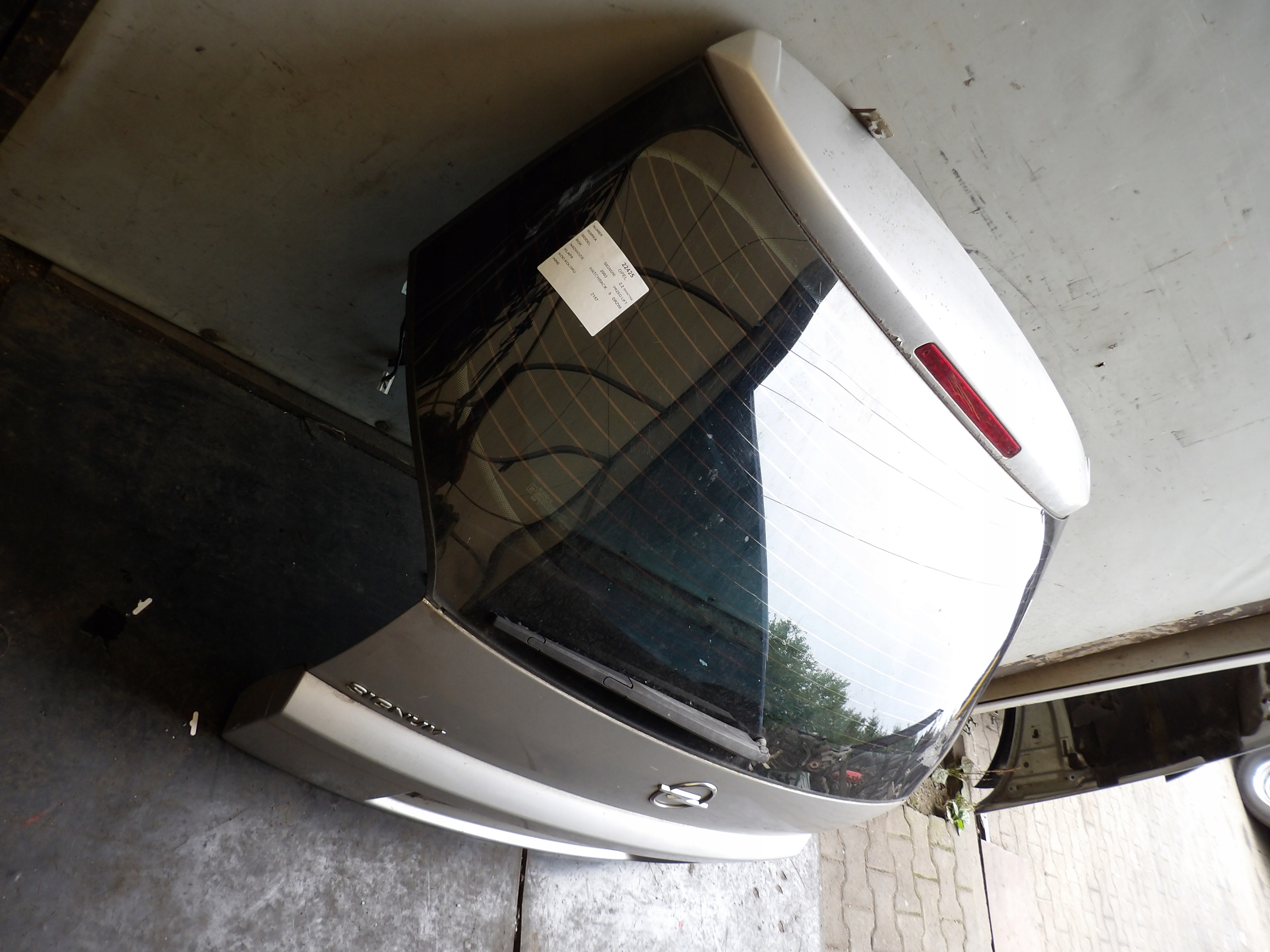 Opel Signum boot doors lak. Z157 HB 5D