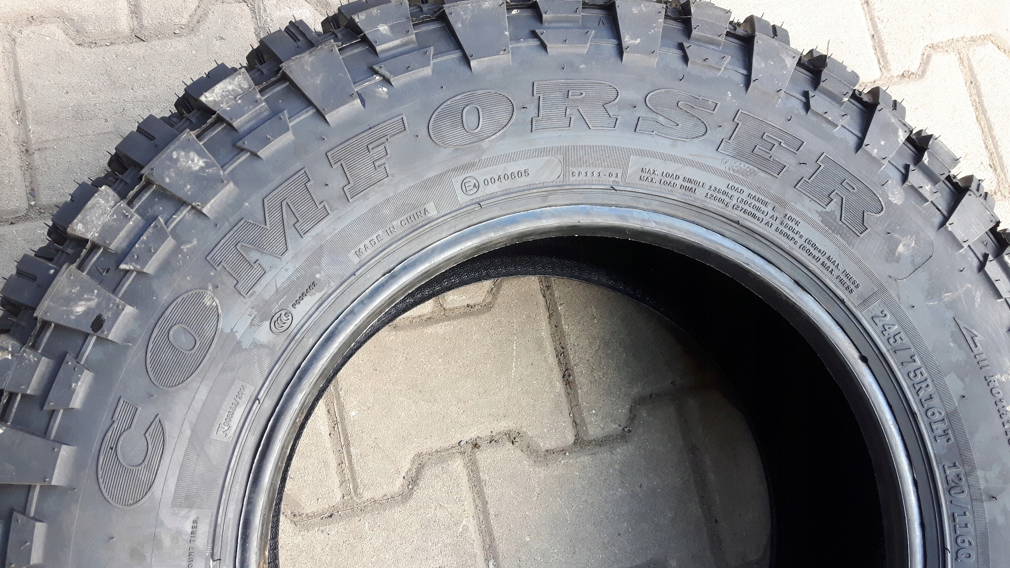 4x COMFORSER 245/75R16 CAŁOROCZNE CF3000 LT M+S Marka Comforser