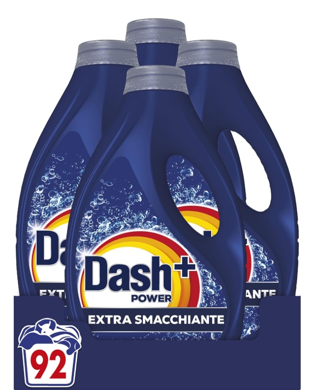 Levně Tekutý prací prostředek Dash Power, 92 praní (4x23)