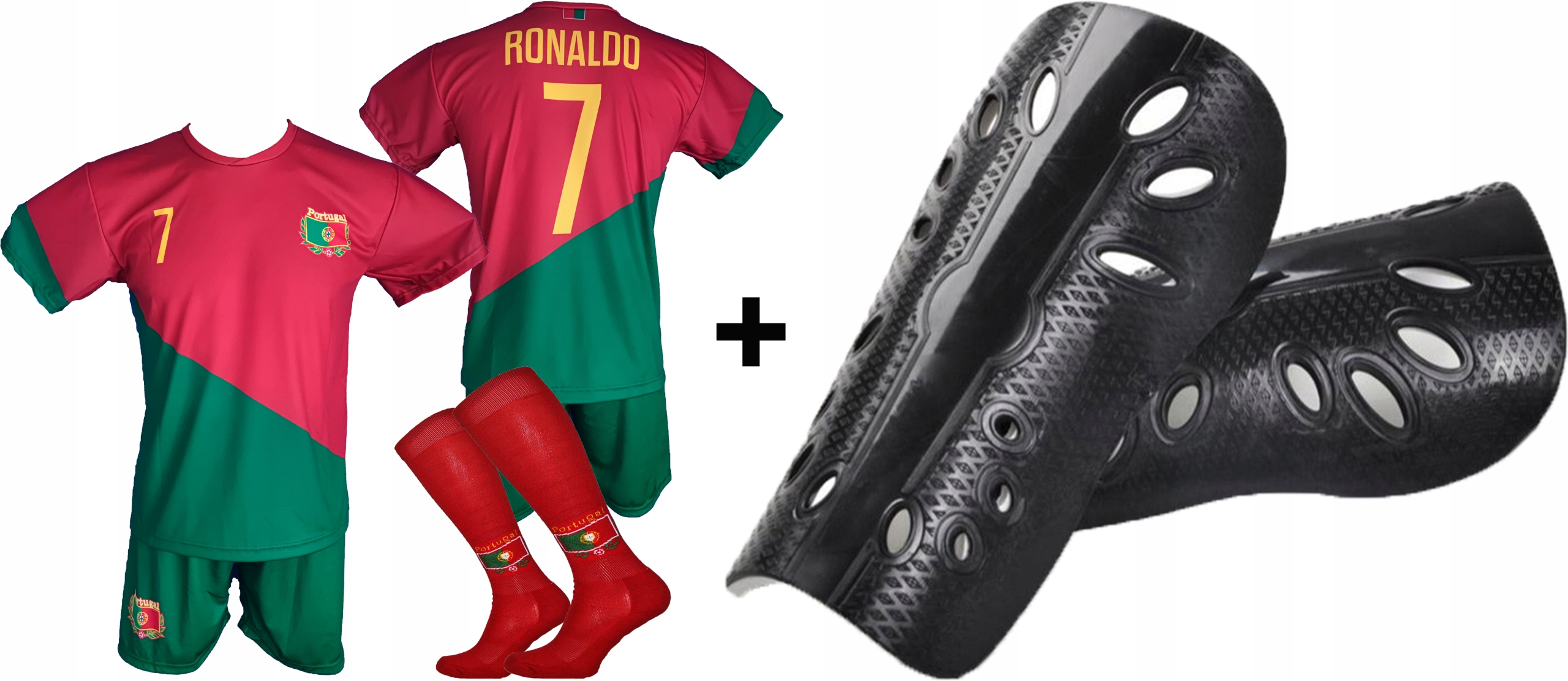 

Ronaldo komplet strój piłkarski Mś Portugalia 134