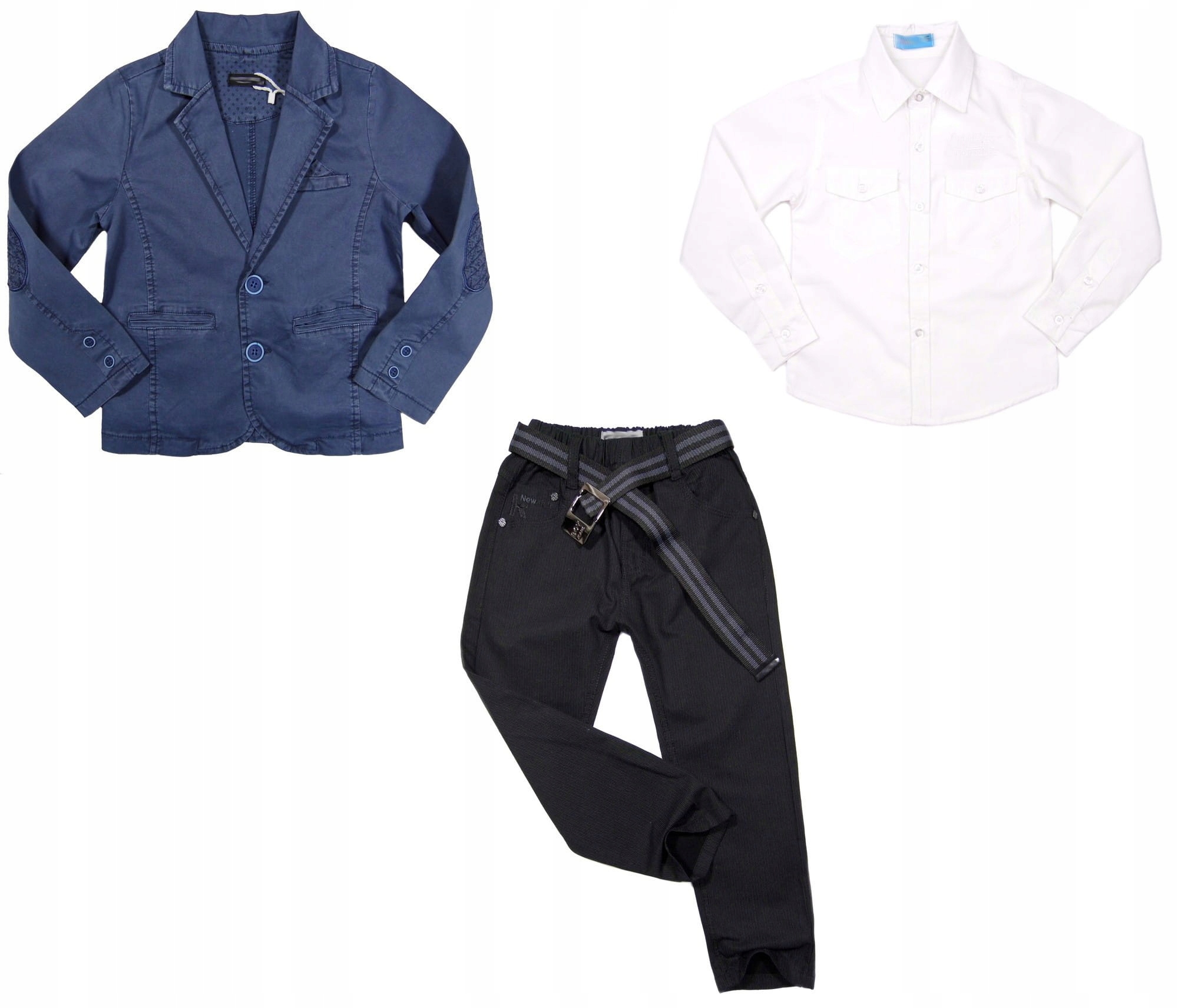 

Marynarka koszula spodnie 1839 Diplomatic 8Y denim