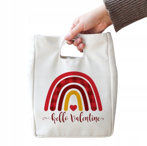 TERMICZNA TORBA TOREBKA NA LUNCH TĘCZA v9