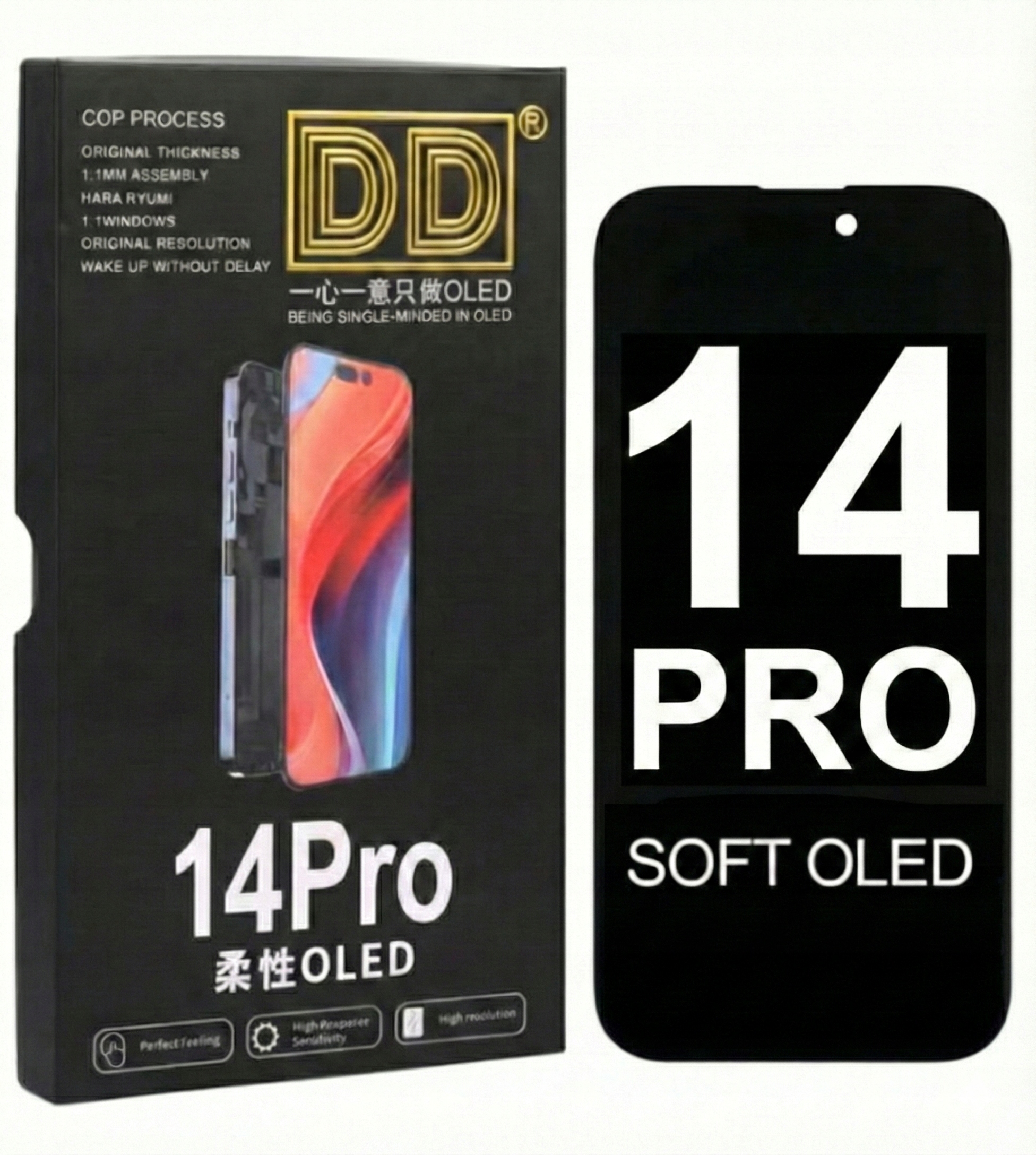LCD displej pro Apple iPhone 14 Pro Soft Oled DD těsnění