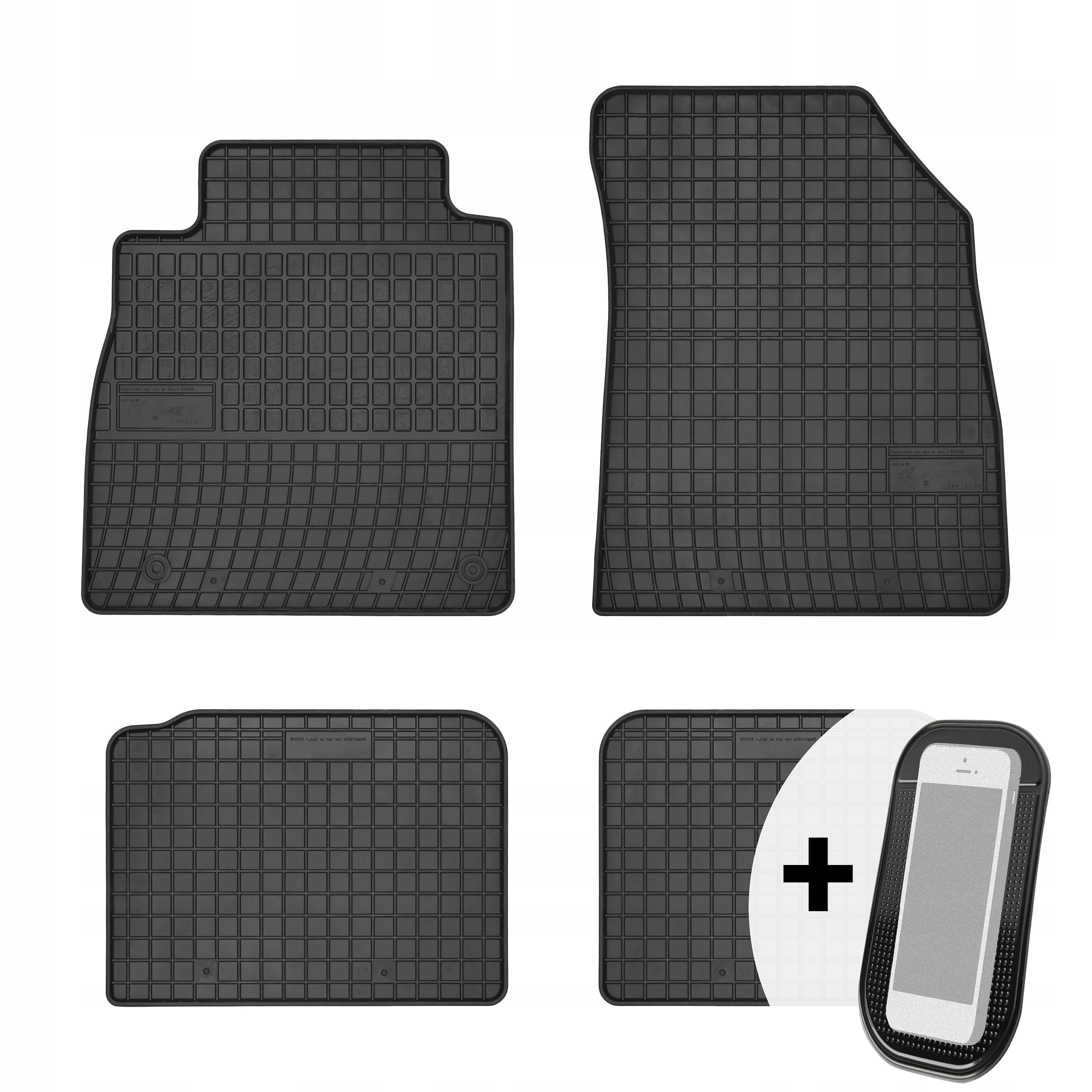 Килимки Резинові до Nissan Micra K14 2016-