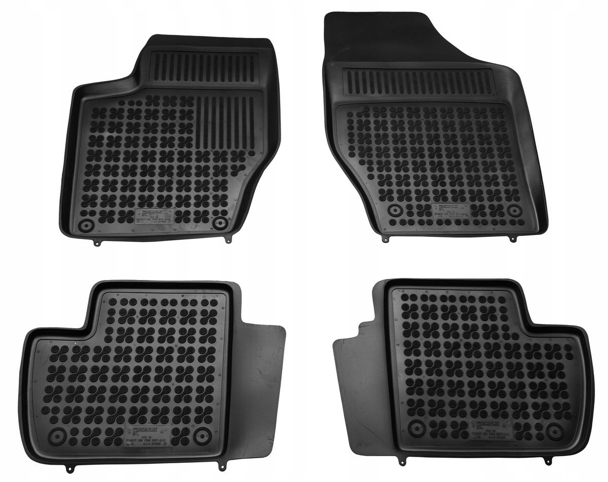 Gumové autokoberce Peugeot 308, 2007-2013