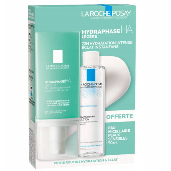 La Roche-Posay Woda micelarna+żel pod oczy 50ml+50ml