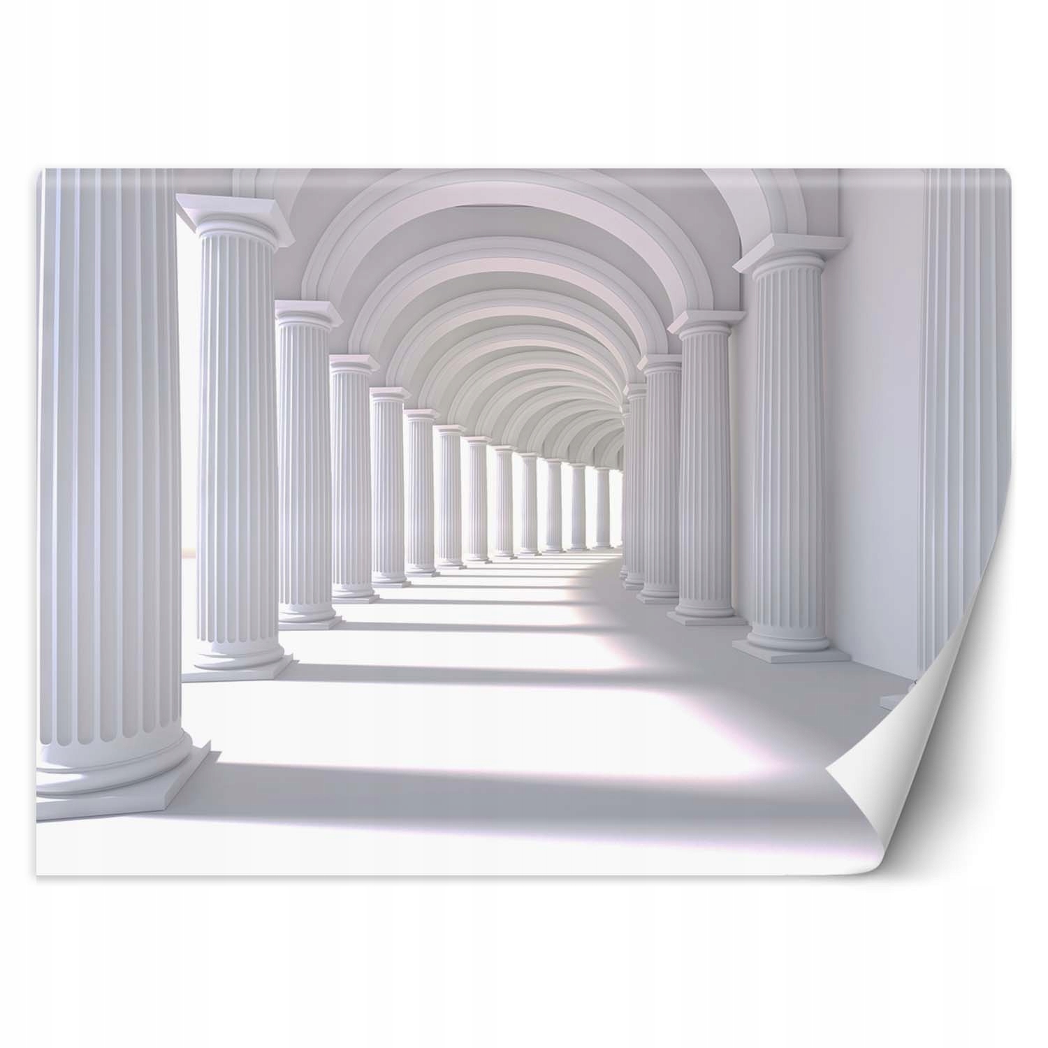 Fototapeta, Tunel abstrakce bílá 200x140