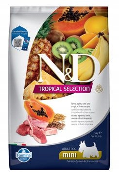 Levně N&d Tropical Selection Dog Adult Mini Lamb 5kg