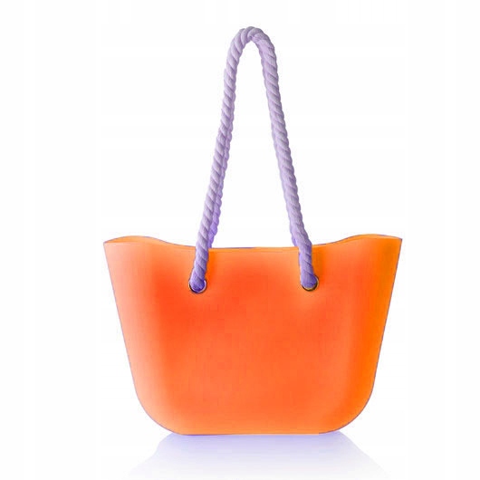 

O Torba Gumowa Torebka Hobo Jelly Shopper Bag Tglb