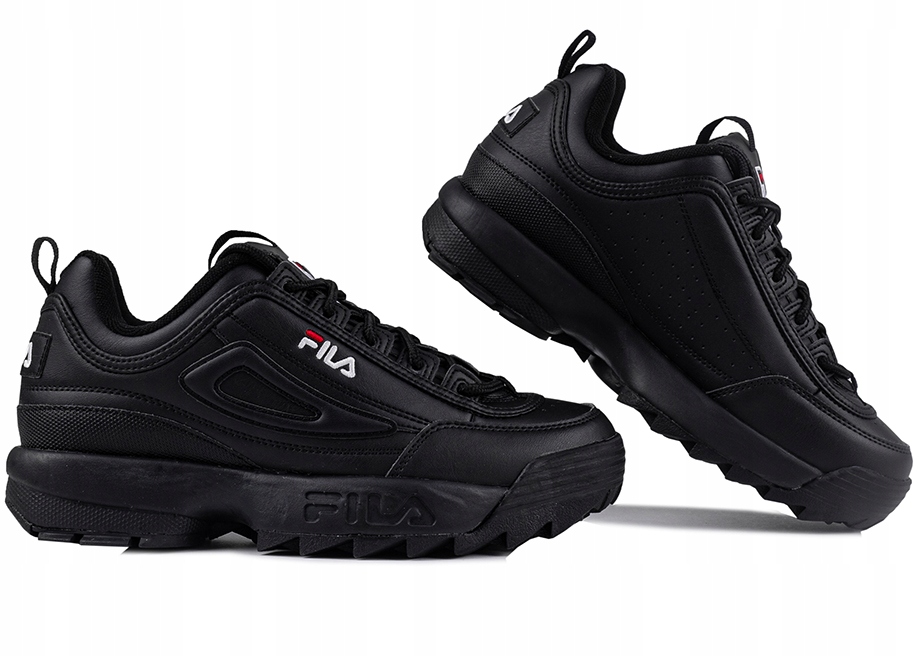 Dámské sportovní boty Fila Disruptor Černé Pohodlné Tréninkové vel 38