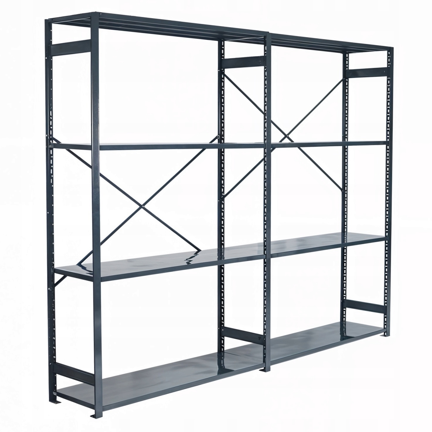 Regał Metalowy Magazynowy Do Piwnicy Garażu Dodas Gr 200x255x40 Moduł 4P