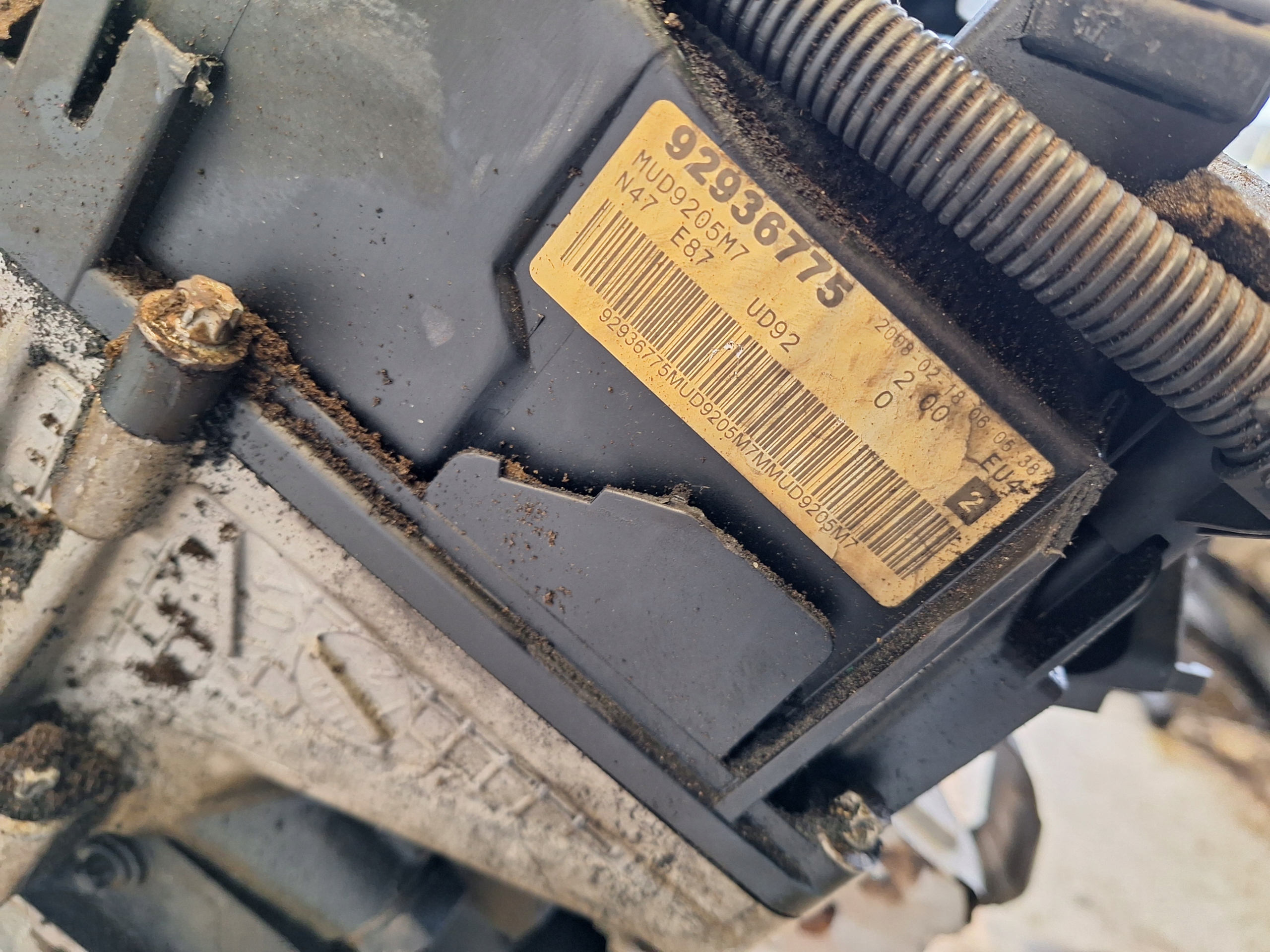 BMW E87 E90 E60 engine 2.0 DISESEL 170KM N47D20A EURO 4
