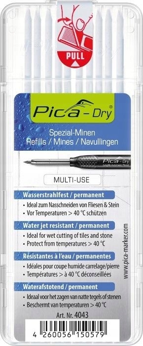 

Pica Dry Znacznik Wkład zapas biały 4043 10szt