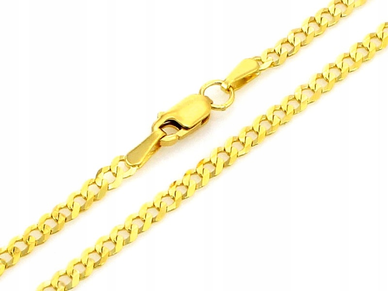 Řetízek zlatý pr. 585 Pancíř 2.6 mm 4.24 g 45 cm klasický diamantový