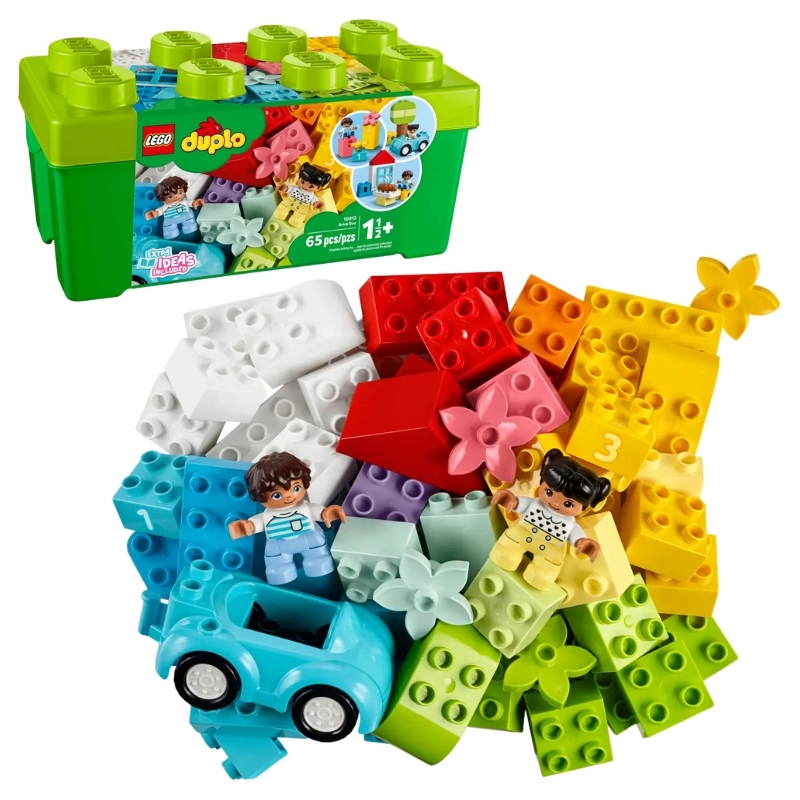 Lego Duplo Krabička S Bloky Sada Bloky Stavebnice Stavební Bloky 65 El