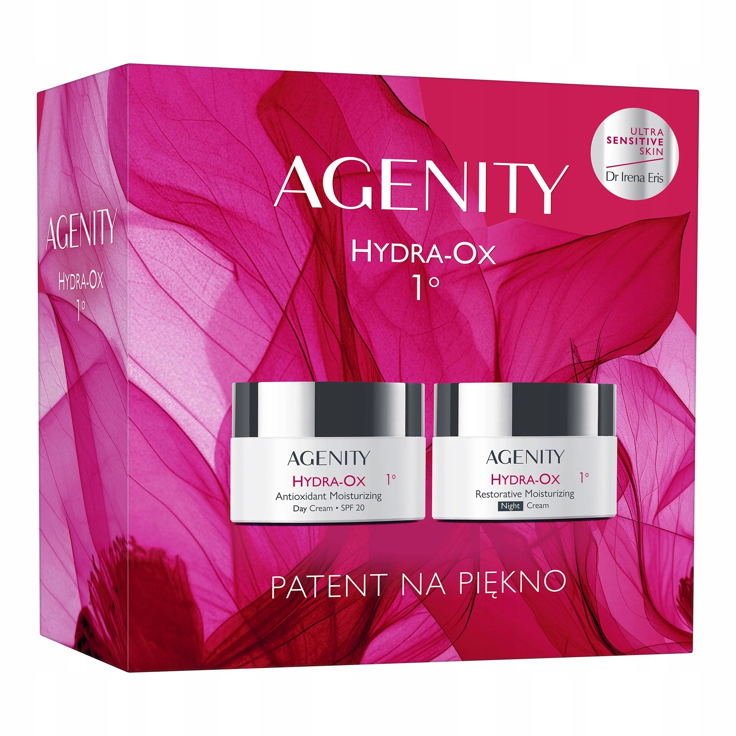 Agenity Hydra-Ox 1 Zestaw Krem na dzień SPF20 50 ml Krem na noc 50 ml