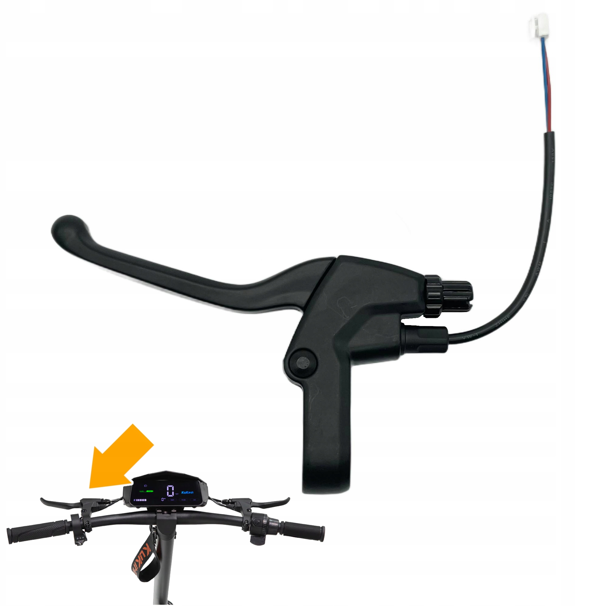 Klamka Hamulca Lewa Dźwignia do Hulajnogi KuKirin G2 G3