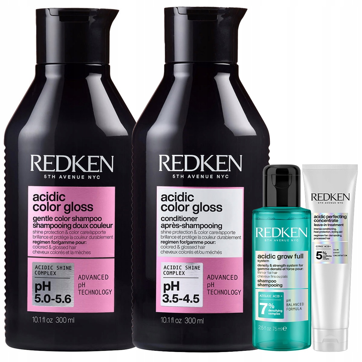 Redken Acidic Color Gloss šampon – kondicionér – sada pro barvené vlasy