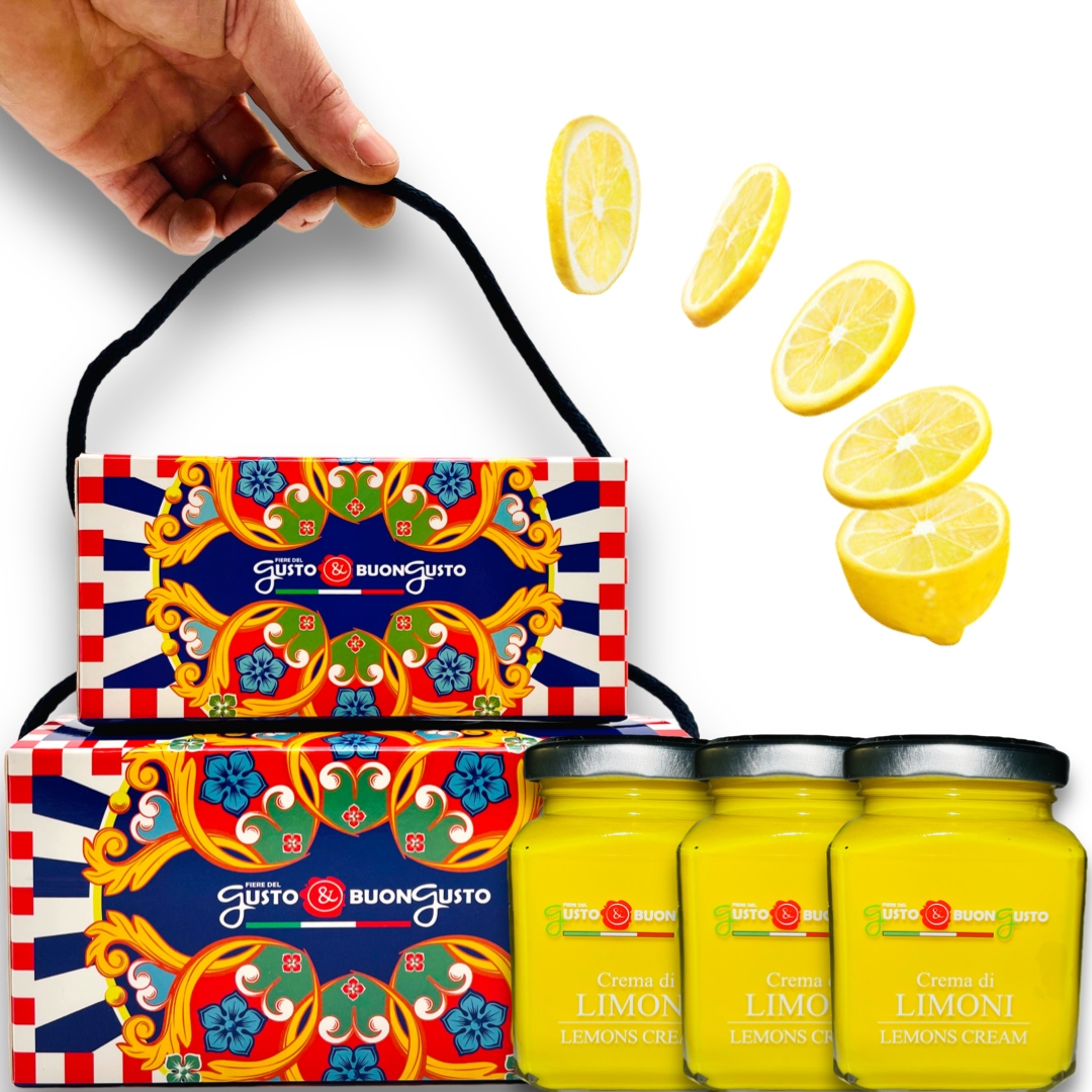 Levně Citronový krém 200 Sicílie gustobuongusto 3 x 200 g